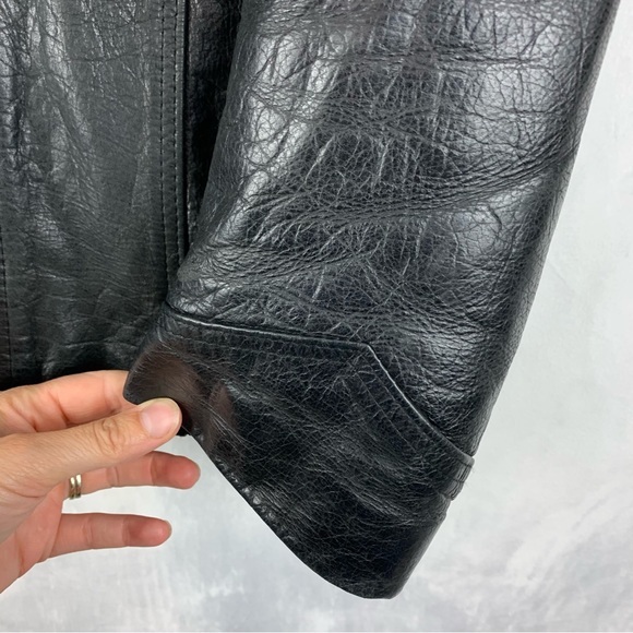 LAURENCE ROY‎ 90s Vintage Genuine Leather Jacket  SZ Med-Lg - Picture 3 of 5